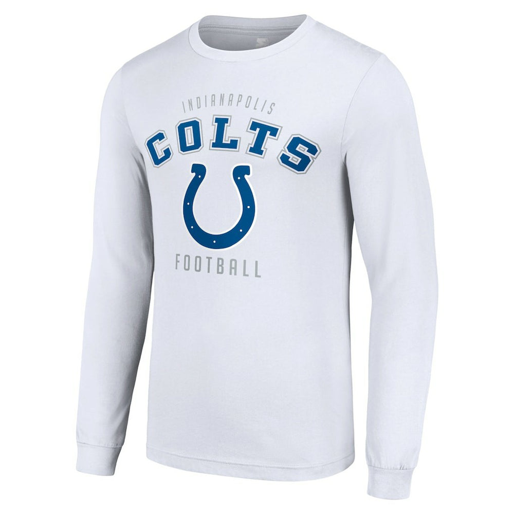 Indianapolis Colts Starter Long Sleeve T-Shirt - White sale