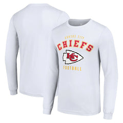 Kansas City Chiefs Starter Long Sleeve T-Shirt - White outlet