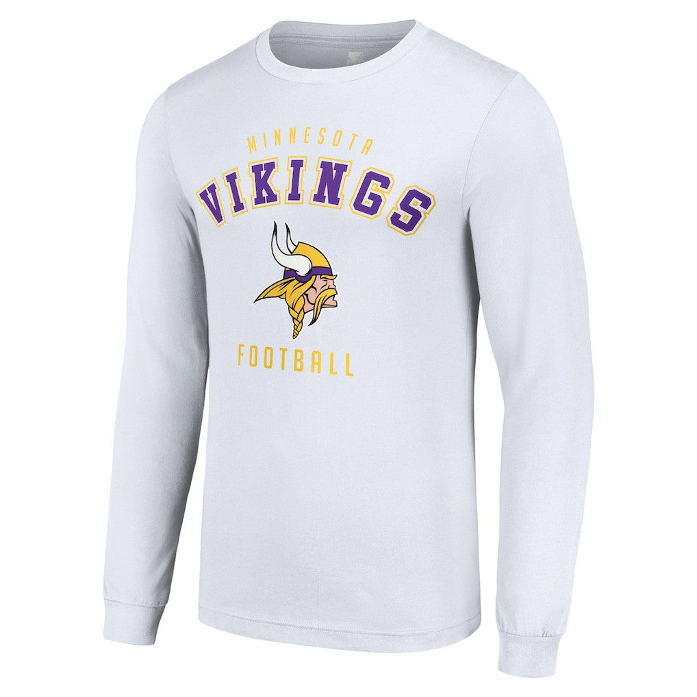 Minnesota Vikings Starter Long Sleeve T-Shirt - White sale