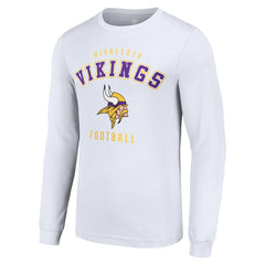 Minnesota Vikings Starter Long Sleeve T-Shirt - White sale