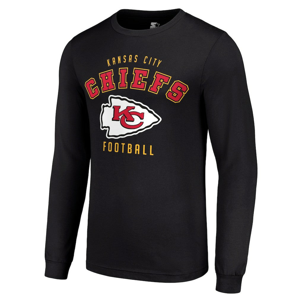 Kansas City Chiefs Starter Long Sleeve T-Shirt - Black online