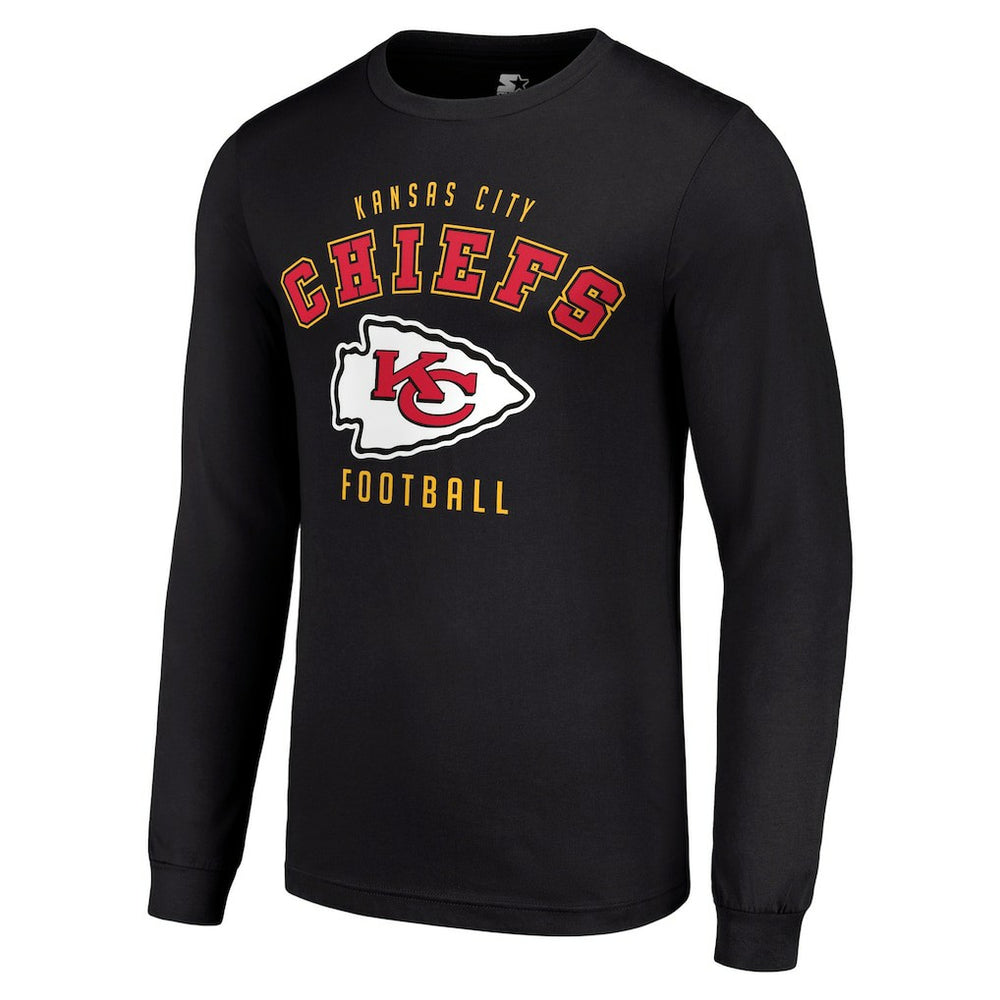Kansas City Chiefs Starter Long Sleeve T-Shirt - Black online