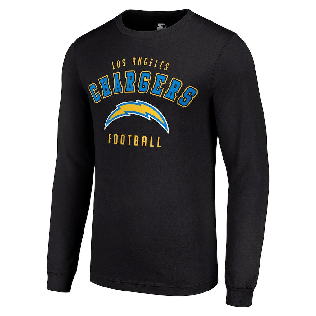 Los Angeles Chargers Starter Long Sleeve T-Shirt - Black for sale