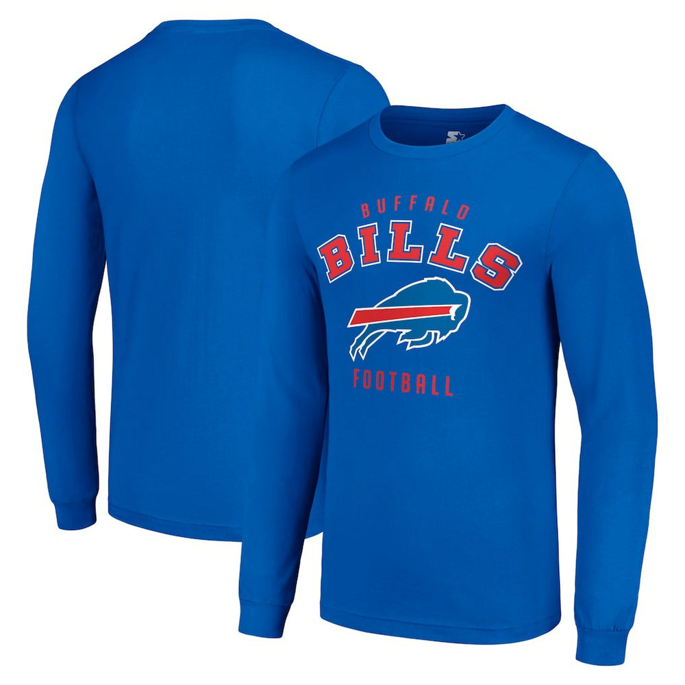 Buffalo Bills Starter Long Sleeve T-Shirt - Royal outlet