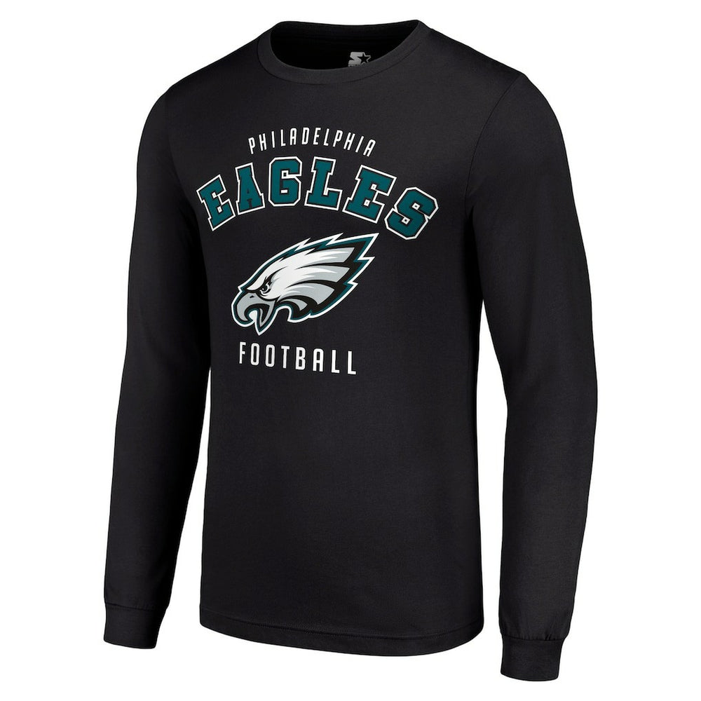 Philadelphia Eagles Starter Long Sleeve T-Shirt - Black cheap