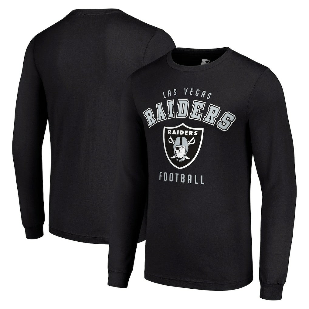 Las Vegas Raiders Starter Long Sleeve T-Shirt - Black online