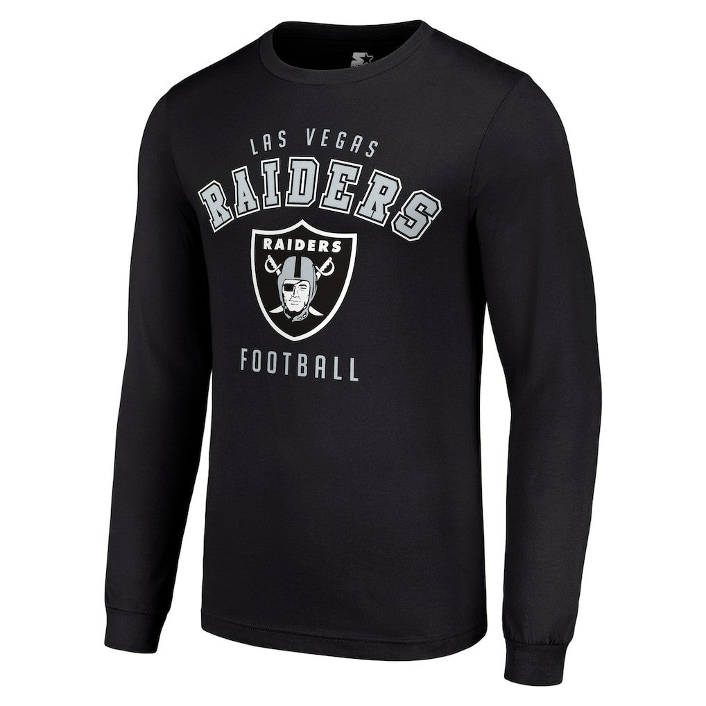 Las Vegas Raiders Starter Long Sleeve T-Shirt - Black online