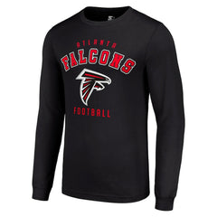 Atlanta Falcons Starter Long Sleeve T-Shirt - Black for sale