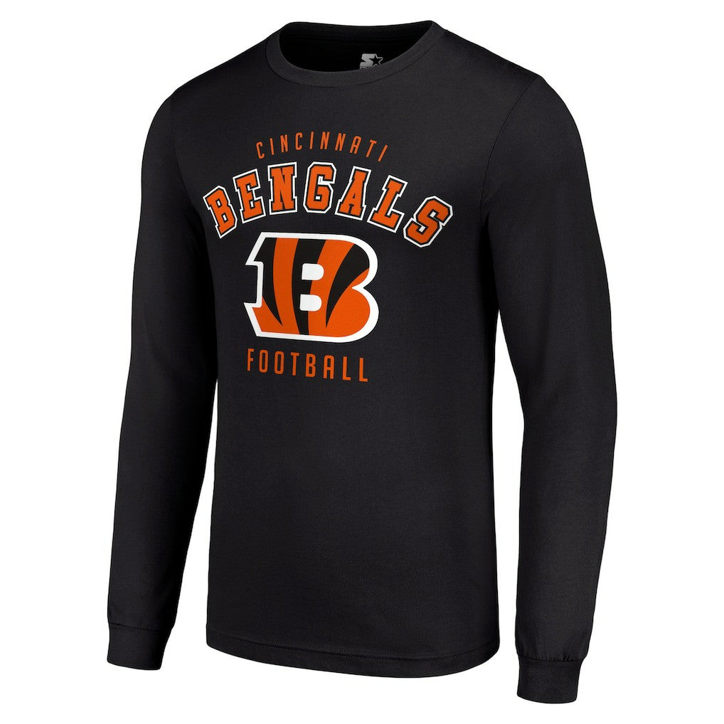 Cincinnati Bengals Starter Long Sleeve T-Shirt - Black cheap