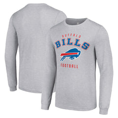Buffalo Bills Starter Long Sleeve T-Shirt - Heather Gray cheap