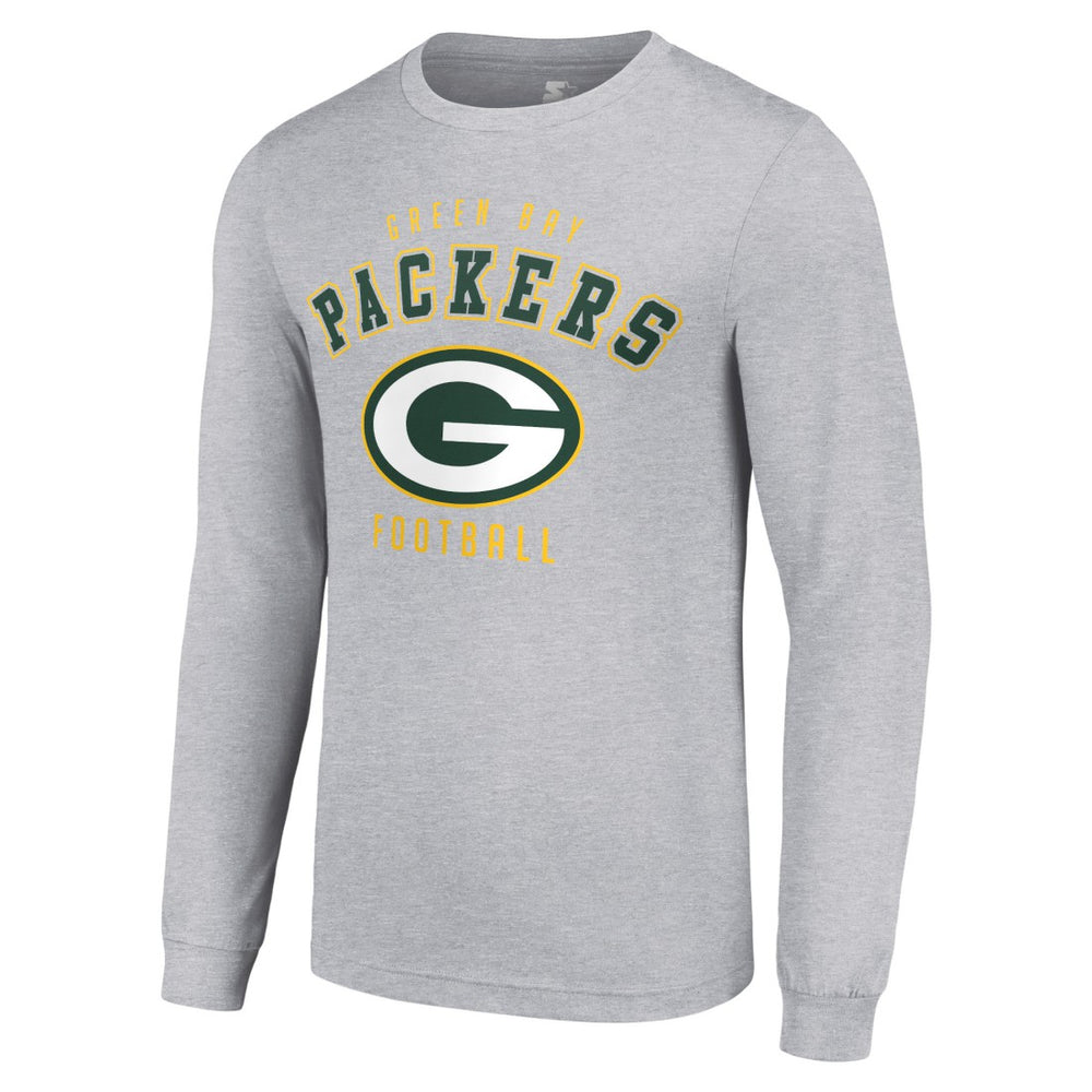 Green Bay Packers Starter Long Sleeve T-Shirt - Heather Gray online