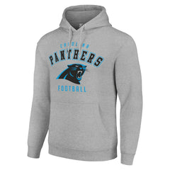 Carolina Panthers Starter Unisex Logo Pullover Hoodie - Heather Gray on sale