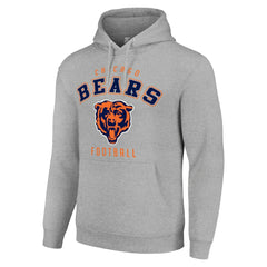 Chicago Bears Starter Unisex Logo Pullover Hoodie - Heather Gray outlet