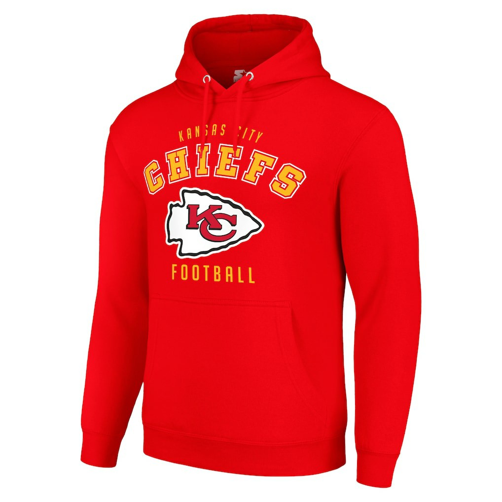 Kansas City Chiefs Starter Unisex Logo Pullover Hoodie - Red cheap