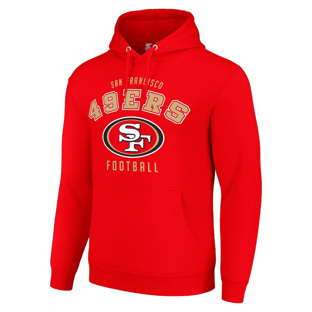 San Francisco 49ers Starter Unisex Logo Pullover Hoodie - Scarlet outlet