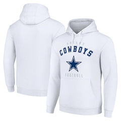Dallas Cowboys Starter Unisex Logo Pullover Hoodie - White for sale