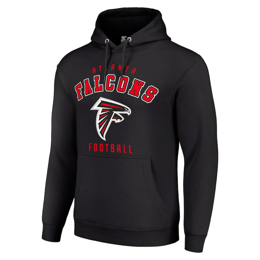 Atlanta Falcons Starter Unisex Logo Pullover Hoodie - Black outlet
