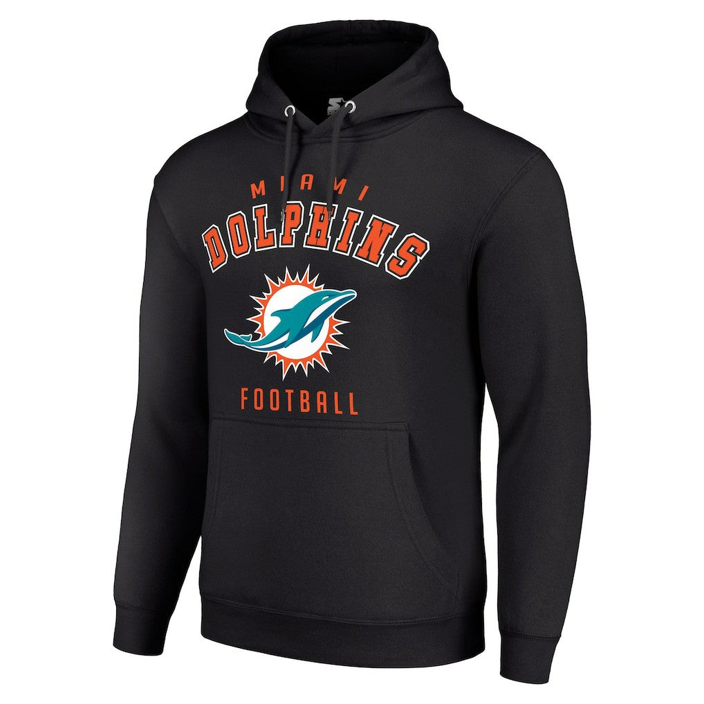 Miami Dolphins Starter Unisex Logo Pullover Hoodie - Black online