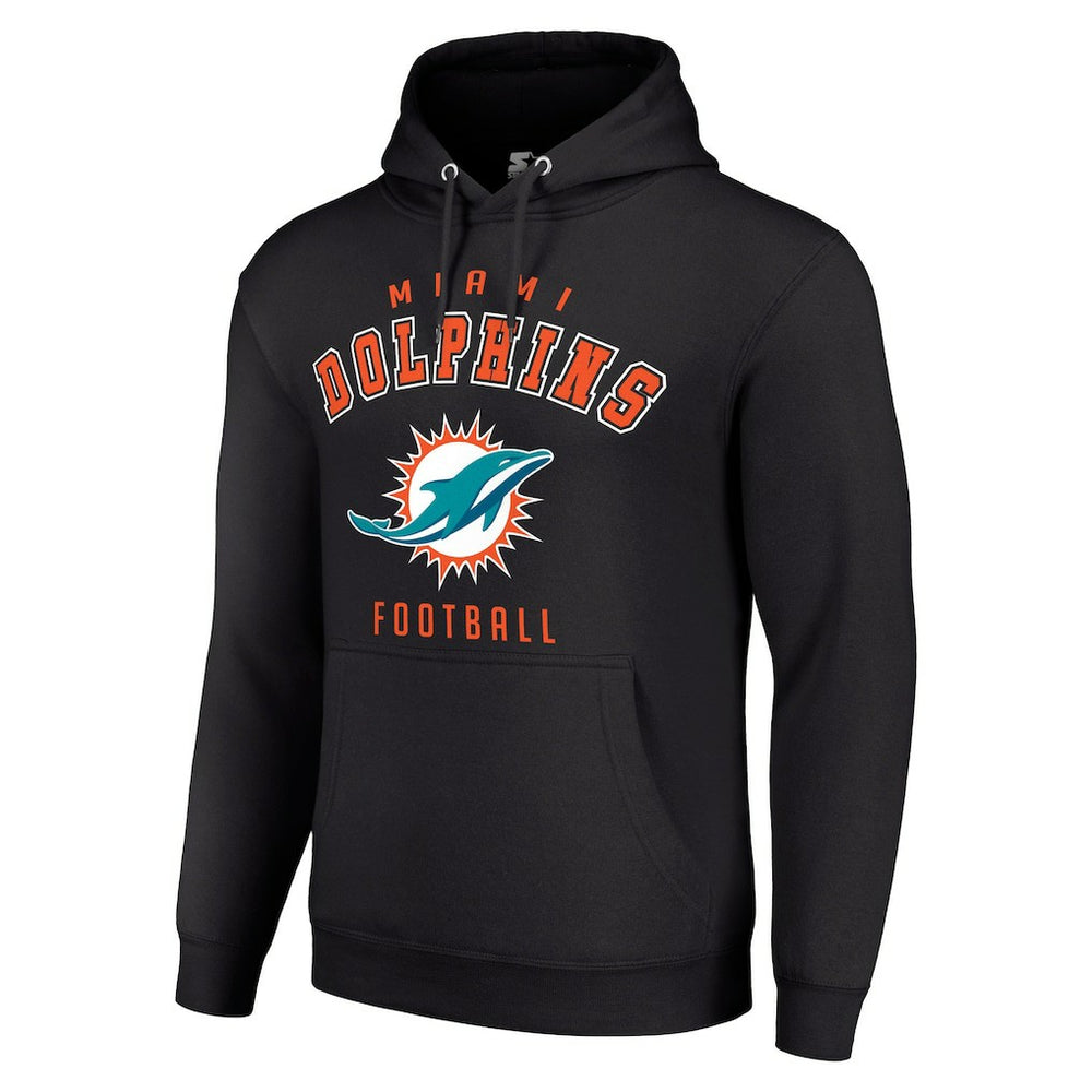 Miami Dolphins Starter Unisex Logo Pullover Hoodie - Black online