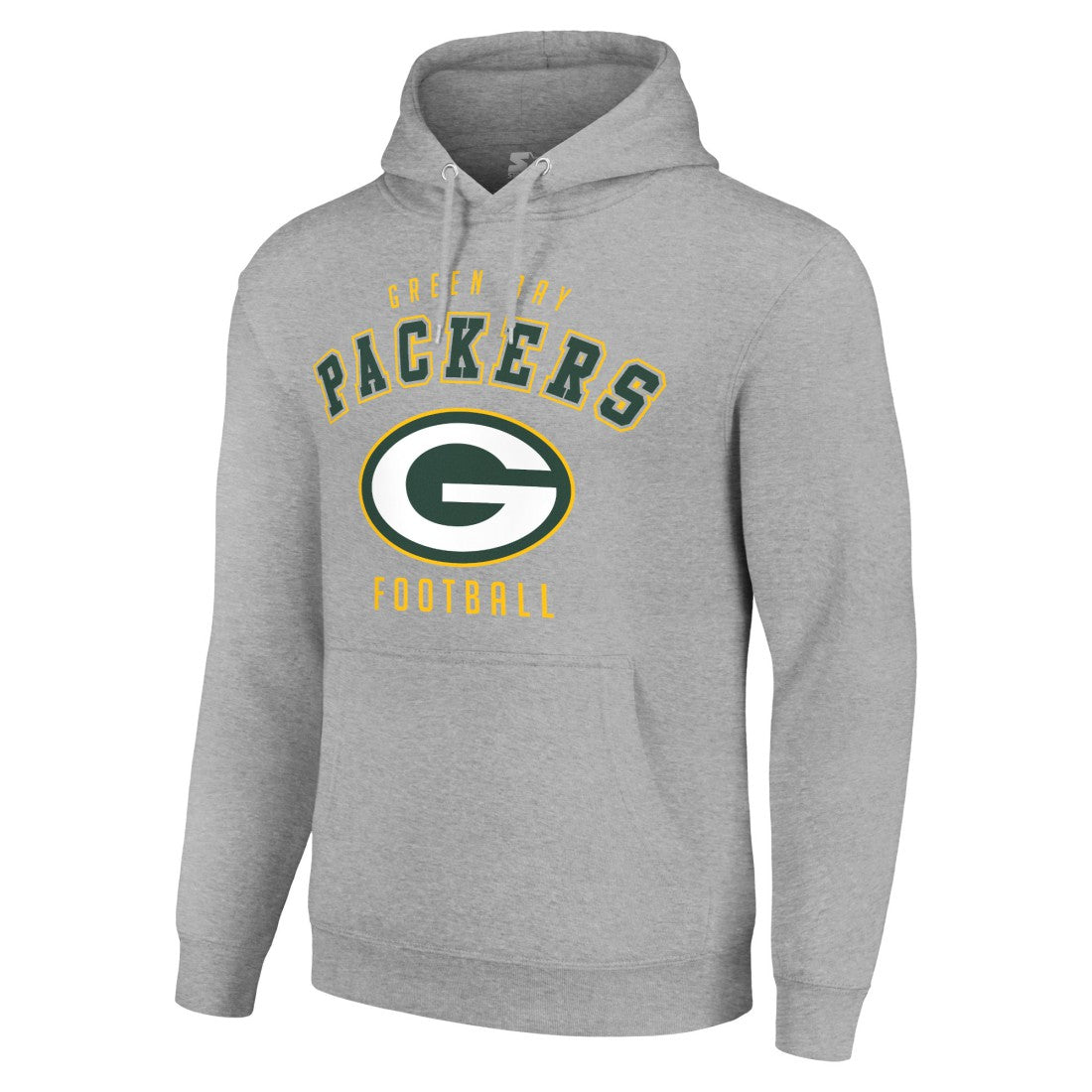 Green Bay Packers Starter Unisex Logo Pullover Hoodie - Heather Gray sale
