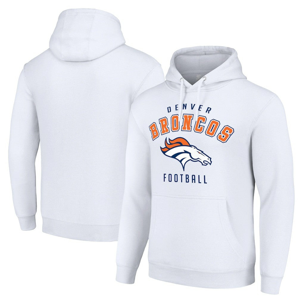 Denver Broncos Starter Unisex Logo Pullover Hoodie - White for sale
