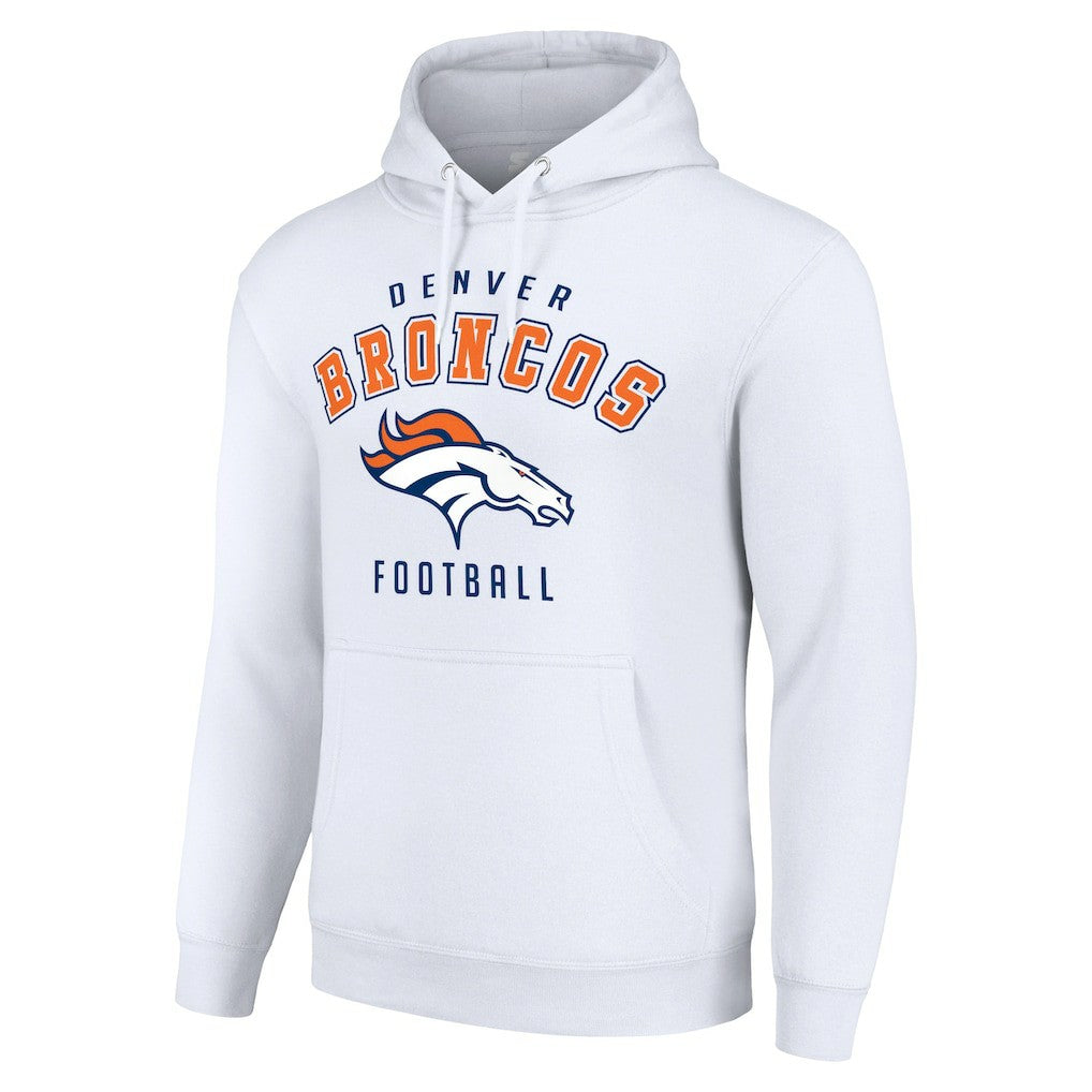 Denver Broncos Starter Unisex Logo Pullover Hoodie - White for sale