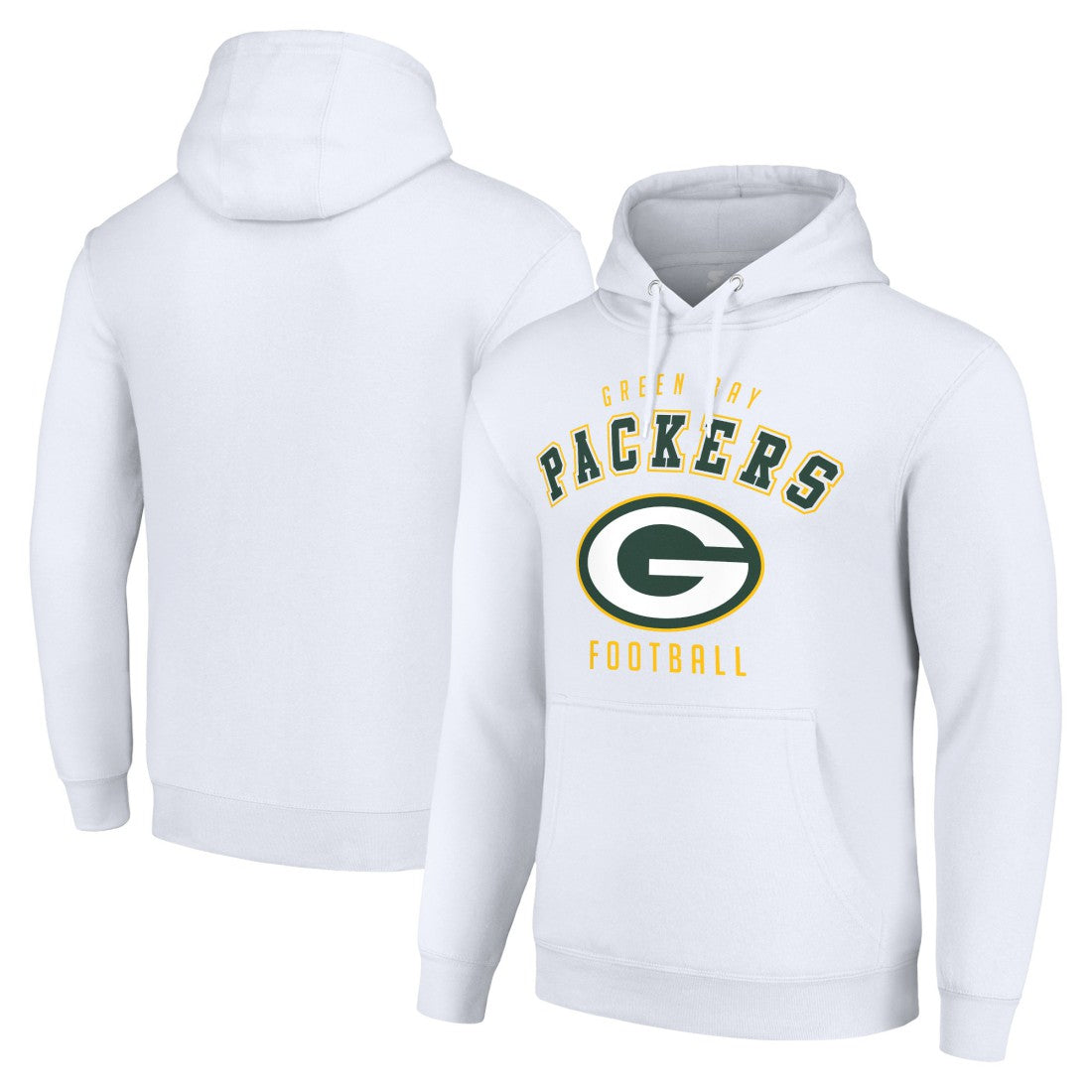 Green Bay Packers Starter Unisex Logo Pullover Hoodie - White outlet
