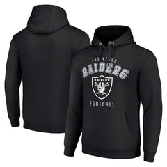 Las Vegas Raiders Starter Unisex Logo Pullover Hoodie - Black sale