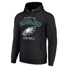 Philadelphia Eagles Starter Unisex Logo Pullover Hoodie - Black on sale