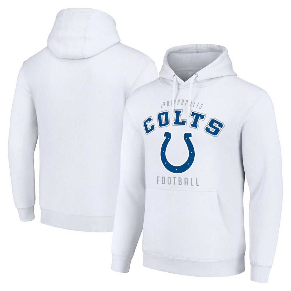 Indianapolis Colts Starter Unisex Logo Pullover Hoodie - White online