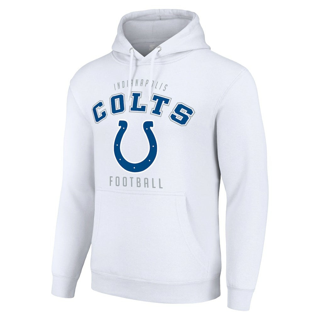 Indianapolis Colts Starter Unisex Logo Pullover Hoodie - White online