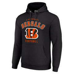 Cincinnati Bengals Starter Unisex Logo Pullover Hoodie - Black sale
