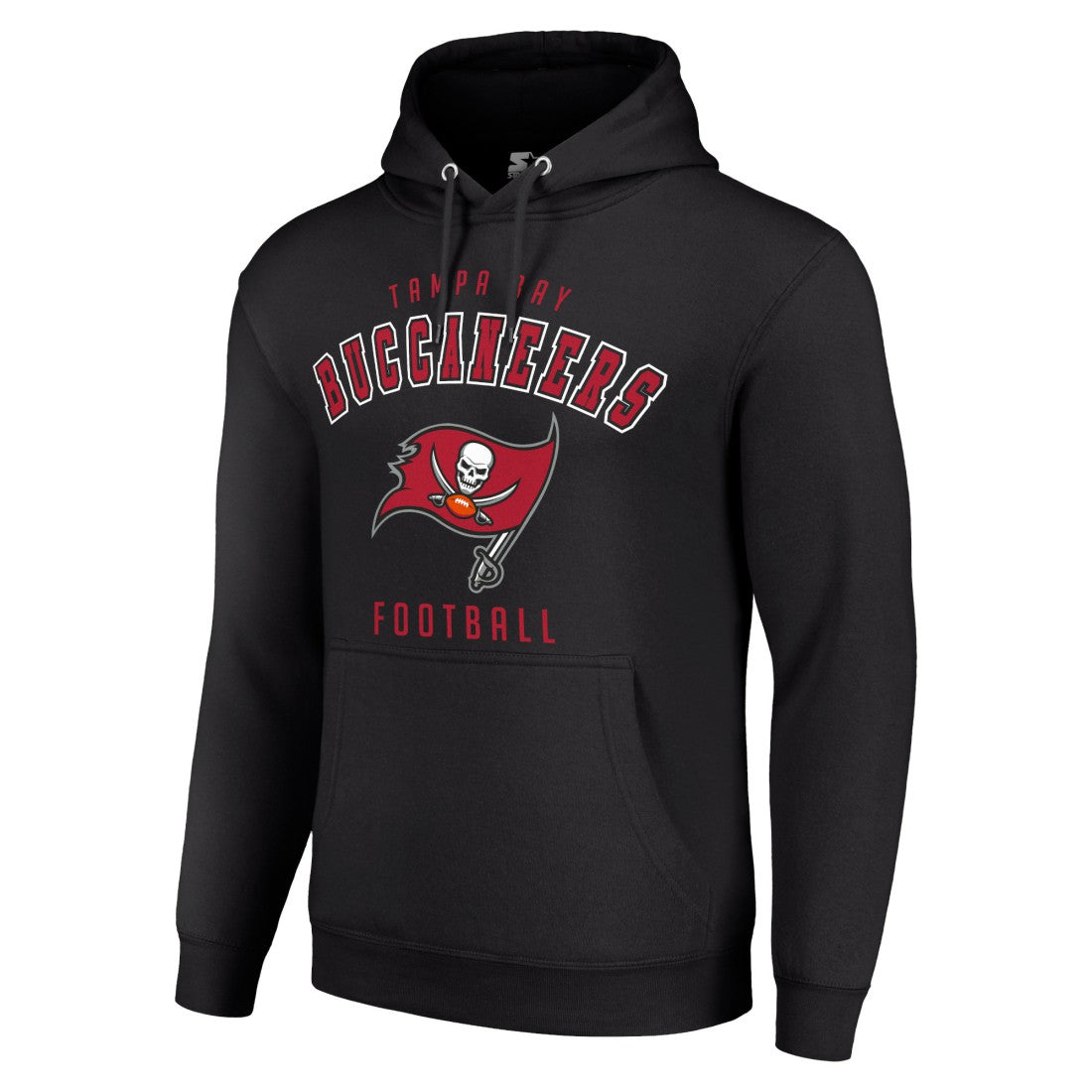 Tampa Bay Buccaneers Starter Unisex Logo Pullover Hoodie - Black cheap