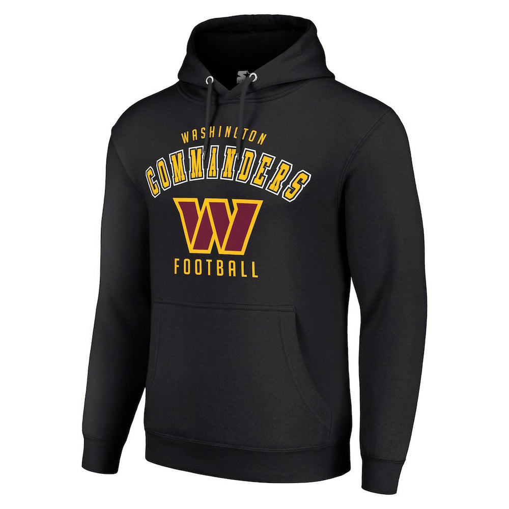 Washington Commanders Starter Unisex Logo Pullover Hoodie - Black discount