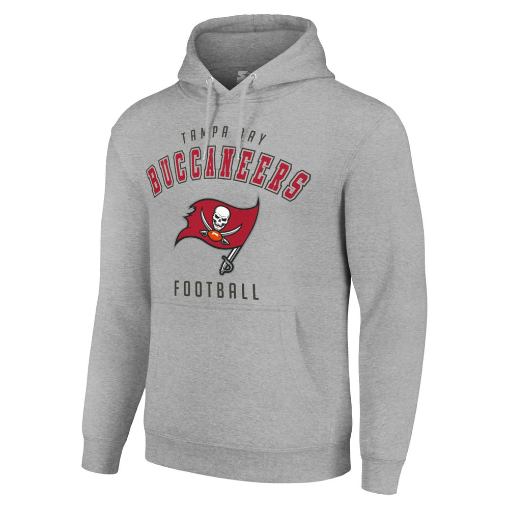 Tampa Bay Buccaneers Starter Unisex Logo Pullover Hoodie - Heather Gray on sale
