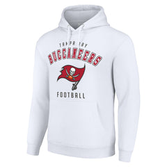 Tampa Bay Buccaneers Starter Unisex Logo Pullover Hoodie - White on sale