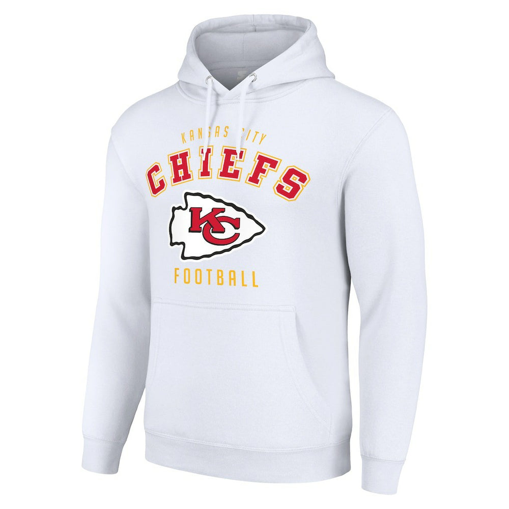 Kansas City Chiefs Starter Unisex Logo Pullover Hoodie - White outlet