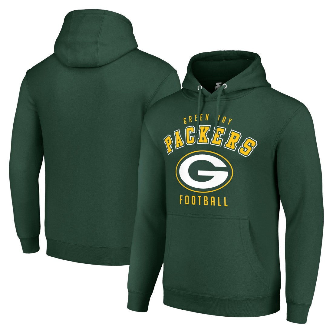 Green Bay Packers Starter Unisex Logo Pullover Hoodie - Green outlet