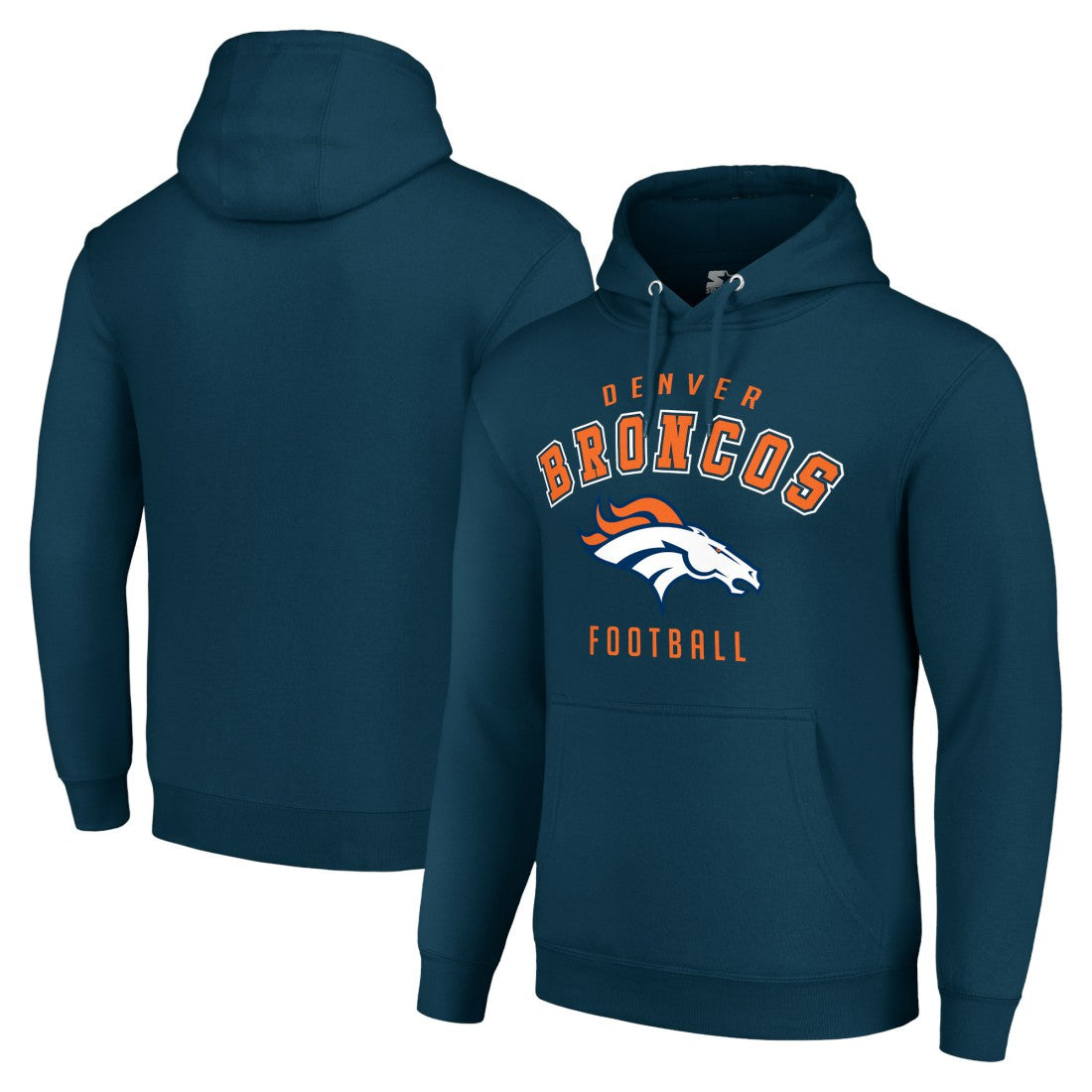 Denver Broncos Starter Unisex Logo Pullover Hoodie - Navy sale