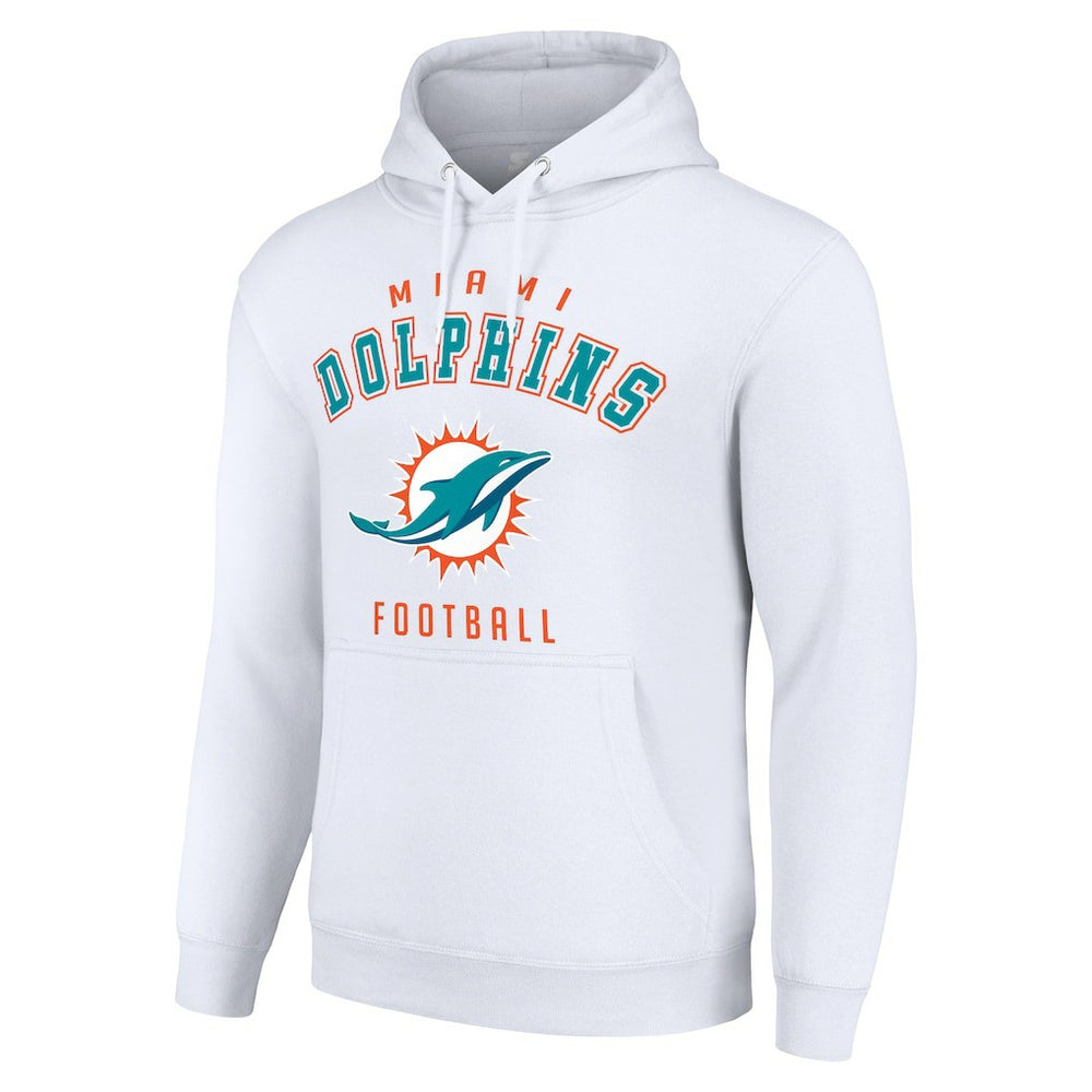 Miami Dolphins Starter Unisex Logo Pullover Hoodie - White sale