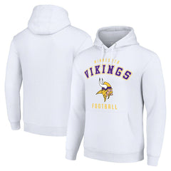 Minnesota Vikings Starter Unisex Logo Pullover Hoodie - White for sale