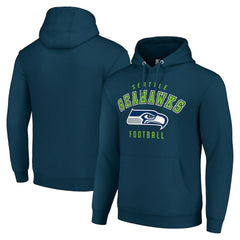 Seattle Seahawks Starter Unisex Logo Pullover Hoodie - College Navy sale