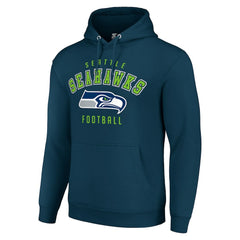 Seattle Seahawks Starter Unisex Logo Pullover Hoodie - College Navy sale