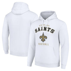 New Orleans Saints Starter Unisex Logo Pullover Hoodie - White sale
