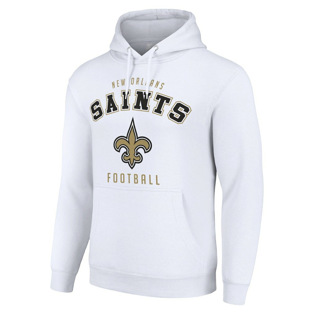 New Orleans Saints Starter Unisex Logo Pullover Hoodie - White sale