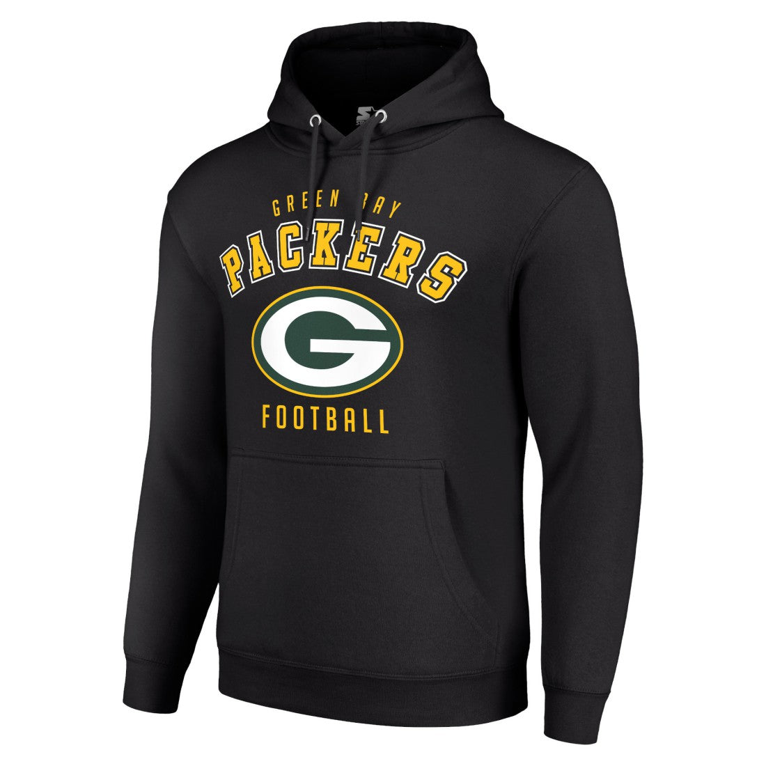Green Bay Packers Starter Unisex Logo Pullover Hoodie - Black sale