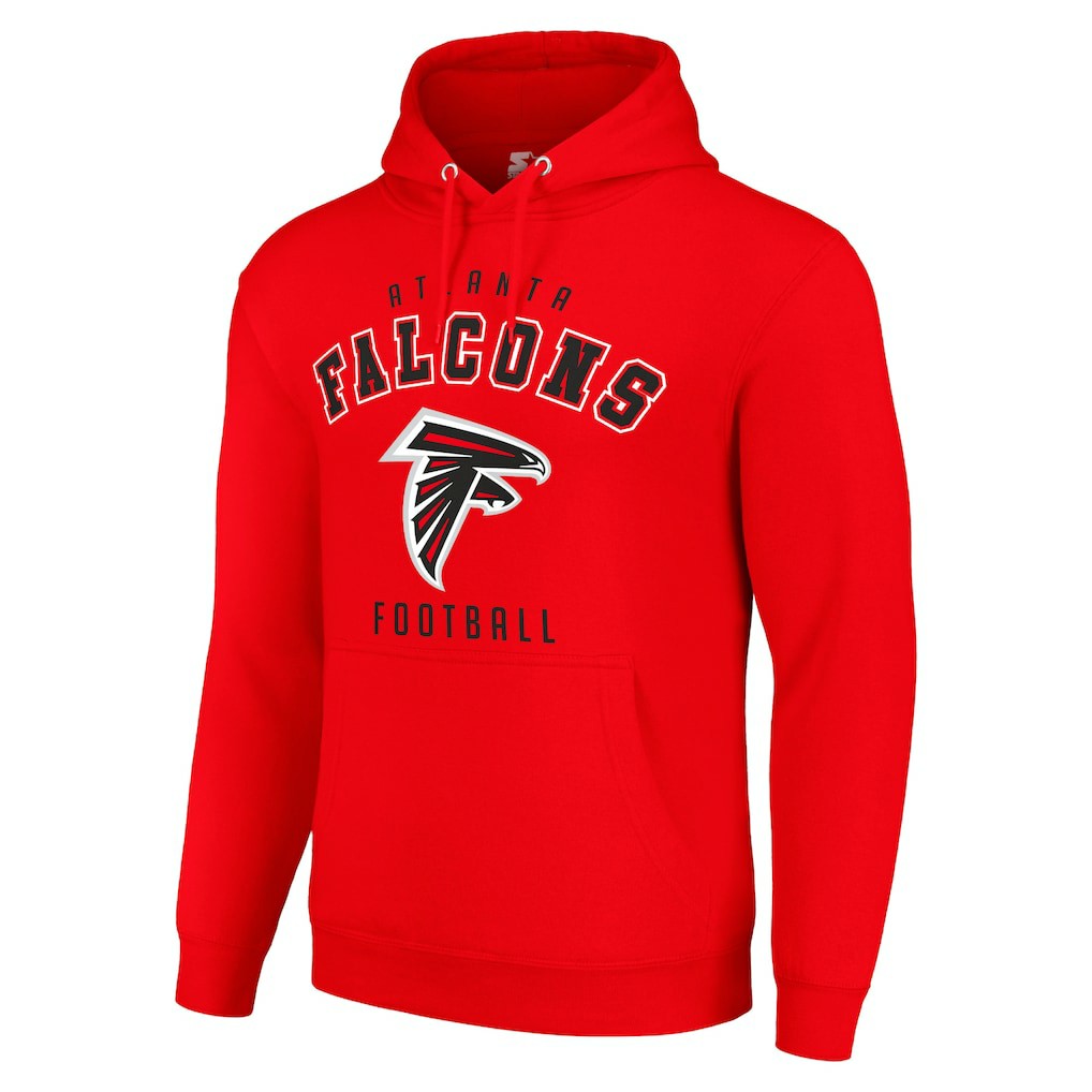 Atlanta Falcons Starter Unisex Logo Pullover Hoodie - Red discount