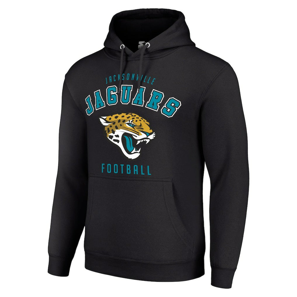 Jacksonville Jaguars Starter Unisex Logo Pullover Hoodie - Black outlet