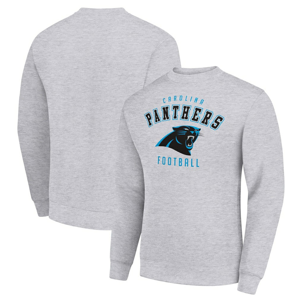 Carolina Panthers Starter Team Logo Pullover Sweatshirt - Heather Gray cheap