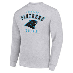 Carolina Panthers Starter Team Logo Pullover Sweatshirt - Heather Gray cheap